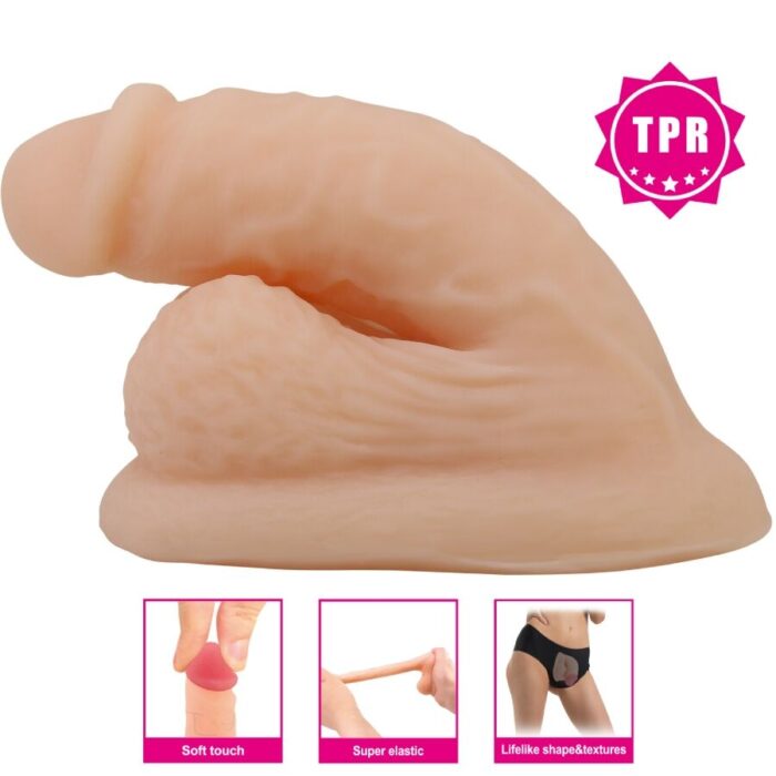 PRETTY LOVE - WILDON DILDO ULTRA REALÍSTICO Y ELÁSTICO 10 CM NATURAL - CandyHot - Foto 5
