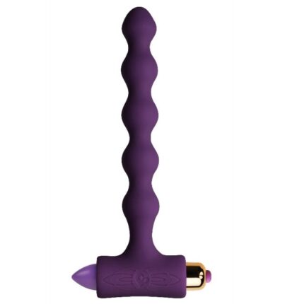 ROCKS-OFF - PLUG ANAL CON VIBRACIÓN Y ONDULACIONES PETITE SENSATIONS PEARLS - CandyHot - Foto 1