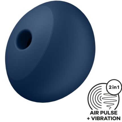 SATISFYER - AIR POWER 4 ESTIMULADOR & VIBRADOR 12 VIBRACIONES AZUL - CandyHot - Foto 1