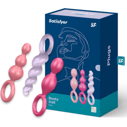 SATISFYER - ANAL PLUGS SET 3 PCS TRICOLOR - CandyHot - Foto 2
