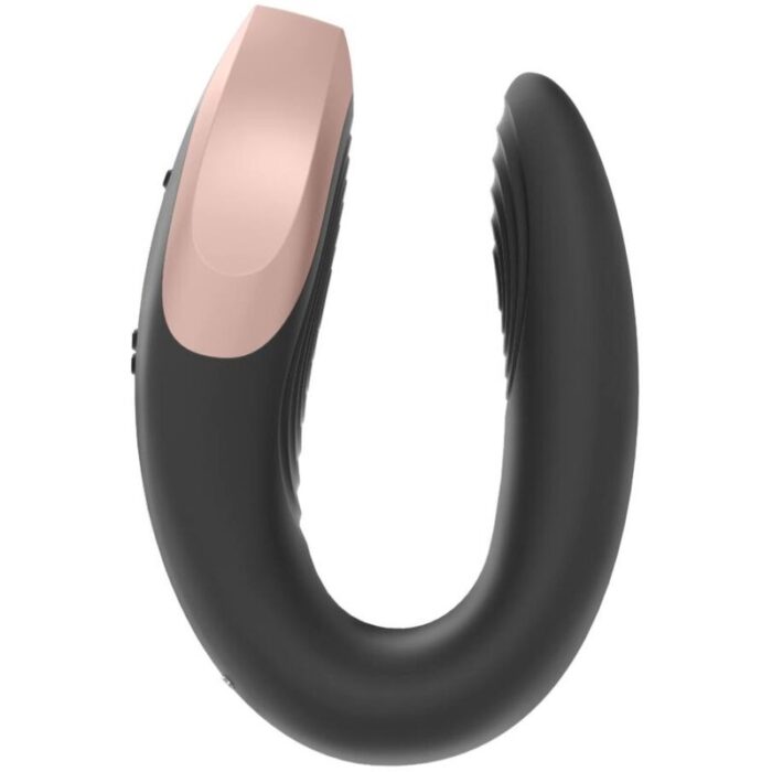 SATISFYER - APP DOUBLE LOVE VIBRADOR PAREJAS LUXURY NEGRO - CandyHot - Foto 2