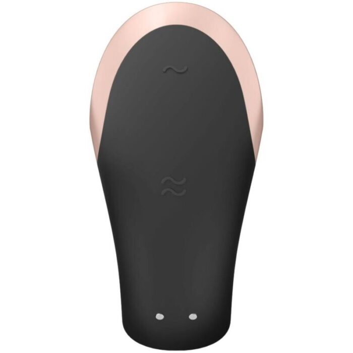 SATISFYER - APP DOUBLE LOVE VIBRADOR PAREJAS LUXURY NEGRO - CandyHot - Foto 3