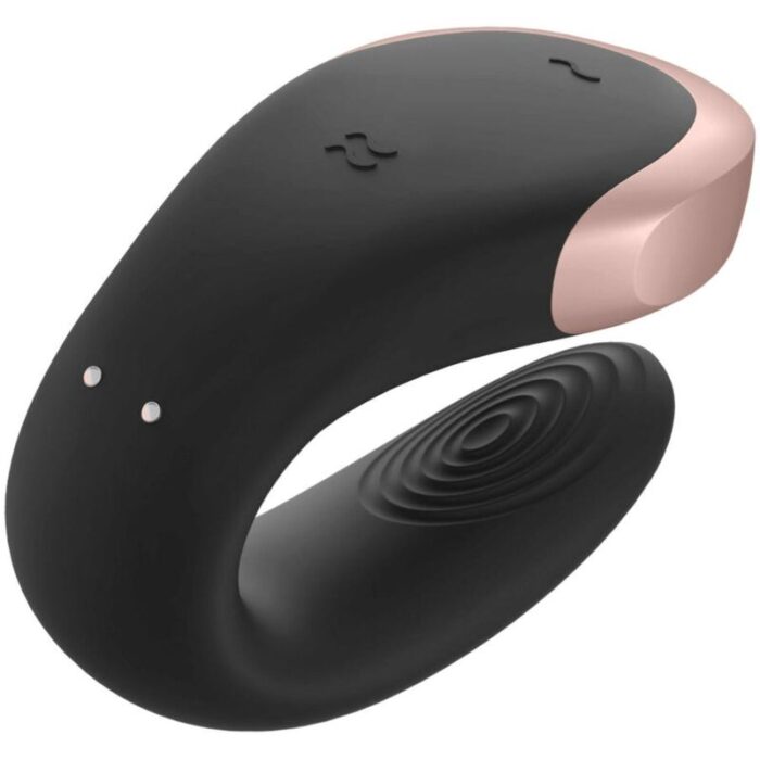 SATISFYER - APP DOUBLE LOVE VIBRADOR PAREJAS LUXURY NEGRO - CandyHot - Foto 4