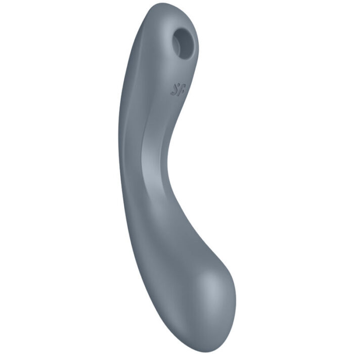 SATISFYER - CURVE TRINITY 1 AIR PULSE VIBRATION GRIS - CandyHot - Foto 2