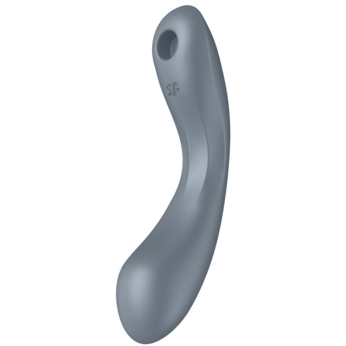 SATISFYER - CURVE TRINITY 1 AIR PULSE VIBRATION GRIS - CandyHot - Foto 3