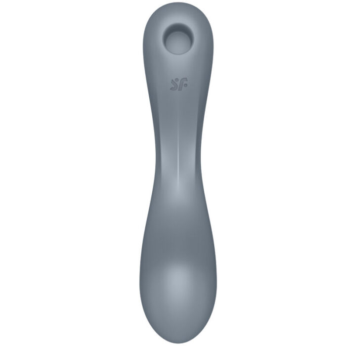 SATISFYER - CURVE TRINITY 1 AIR PULSE VIBRATION GRIS - CandyHot - Foto 4