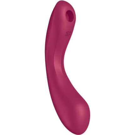 SATISFYER - CURVE TRINITY 1 AIR PULSE VIBRATION ROJO - CandyHot - Foto 2