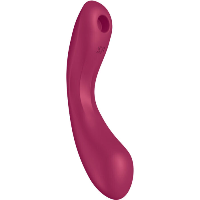 SATISFYER - CURVE TRINITY 1 AIR PULSE VIBRATION ROJO - CandyHot - Foto 2