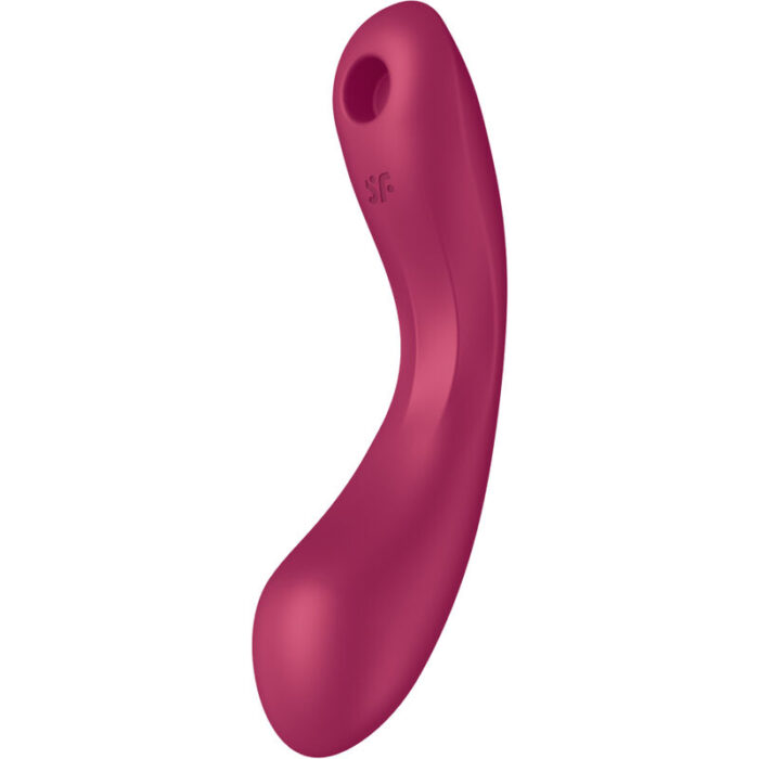 SATISFYER - CURVE TRINITY 1 AIR PULSE VIBRATION ROJO - CandyHot - Foto 3