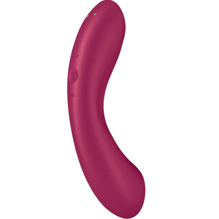 SATISFYER - CURVE TRINITY 1 AIR PULSE VIBRATION ROJO - CandyHot - Foto 5