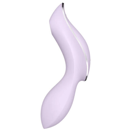 SATISFYER - CURVY TRINITY 2 ESTIMULADOR Y VIBRADOR MORADO - CandyHot - Foto 2