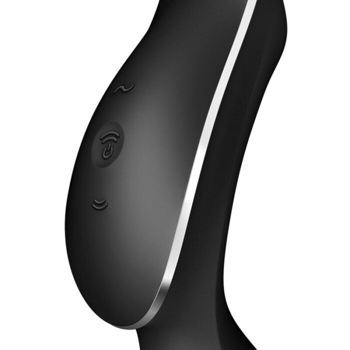 SATISFYER - CURVY TRINITY 2 ESTIMULADOR Y VIBRADOR NEGRO - CandyHot - Foto 3