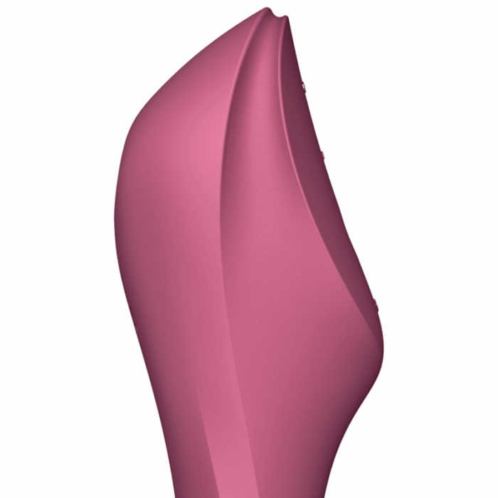 SATISFYER - CURVY TRINITY 3 ESTIMULADOR Y VIBRADOR ROJO - CandyHot - Foto 2