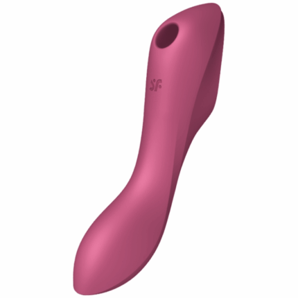SATISFYER - CURVY TRINITY 3 ESTIMULADOR Y VIBRADOR ROJO - CandyHot - Foto 1