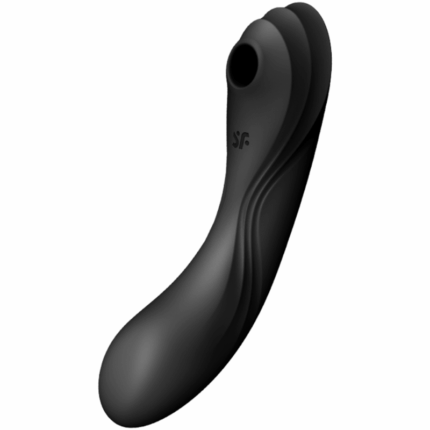 SATISFYER - CURVY TRINITY 4 ESTIMULADOR Y VIBRADOR NEGRO - CandyHot - Foto 1