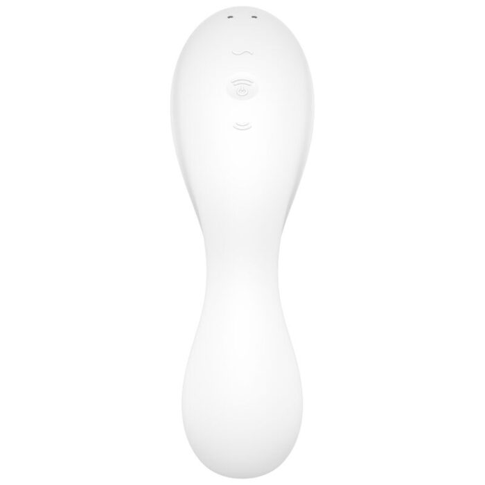 SATISFYER - CURVY TRINITY 5 ESTIMULADOR Y VIBRADOR APP BLANCO - CandyHot - Foto 3