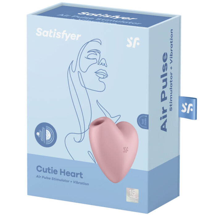 SATISFYER - CUTIE HEART ESTIMULADOR Y VIBRADOR ROSA - CandyHot - Foto 4