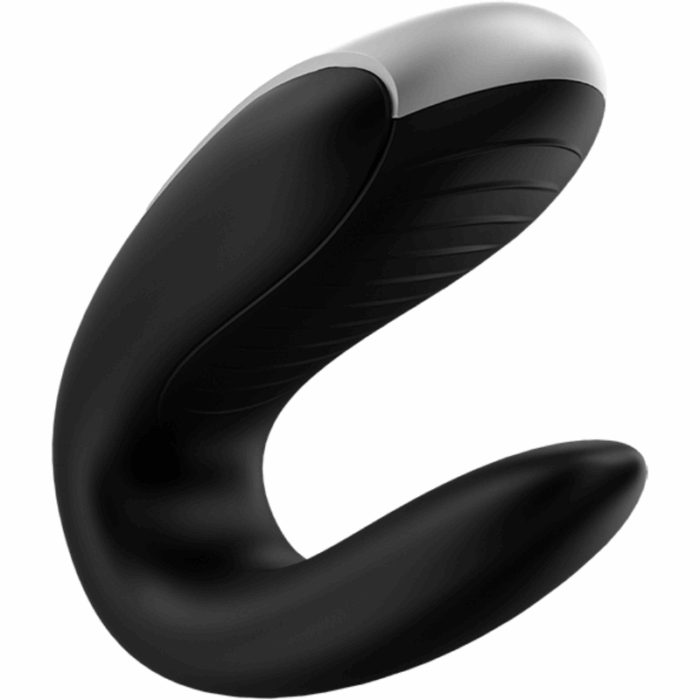SATISFYER - DOUBLE FUN PARTNER VIBRADOR NEGRO - CandyHot - Foto 5