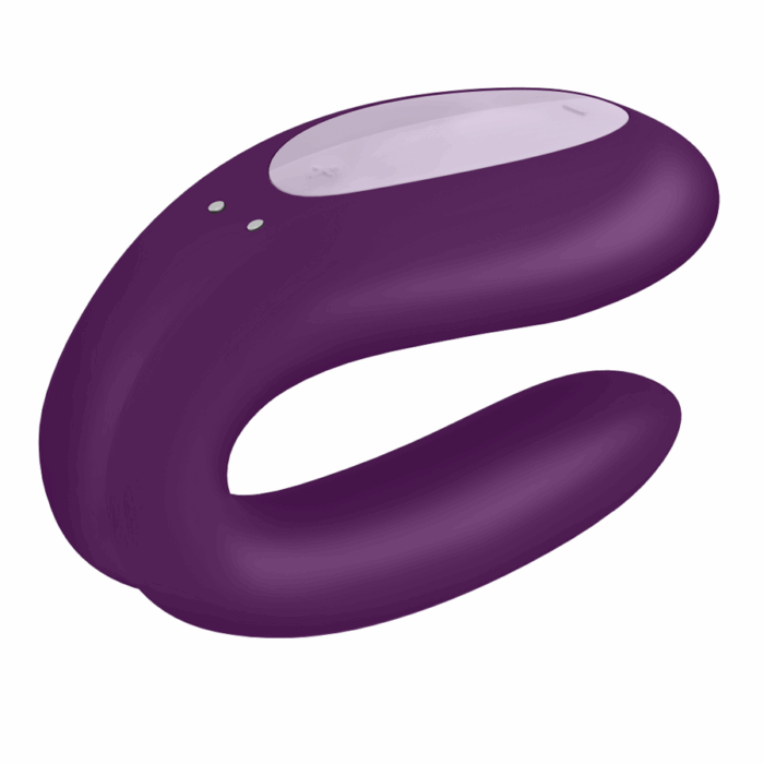 SATISFYER - DOUBLE JOY CON APP MORADO - CandyHot - Foto 3