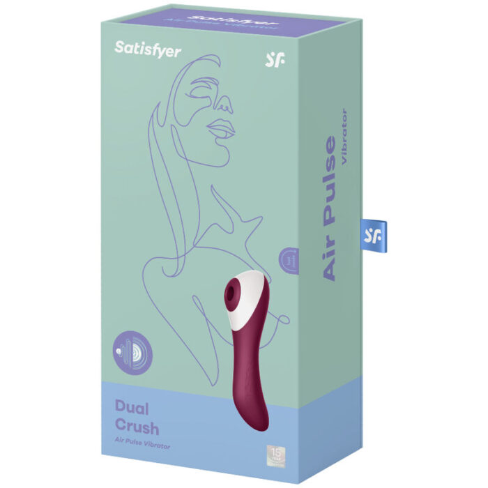 SATISFYER - DUAL CRUSH ESTIMULADOR Y VIBRADOR - CandyHot - Foto 4