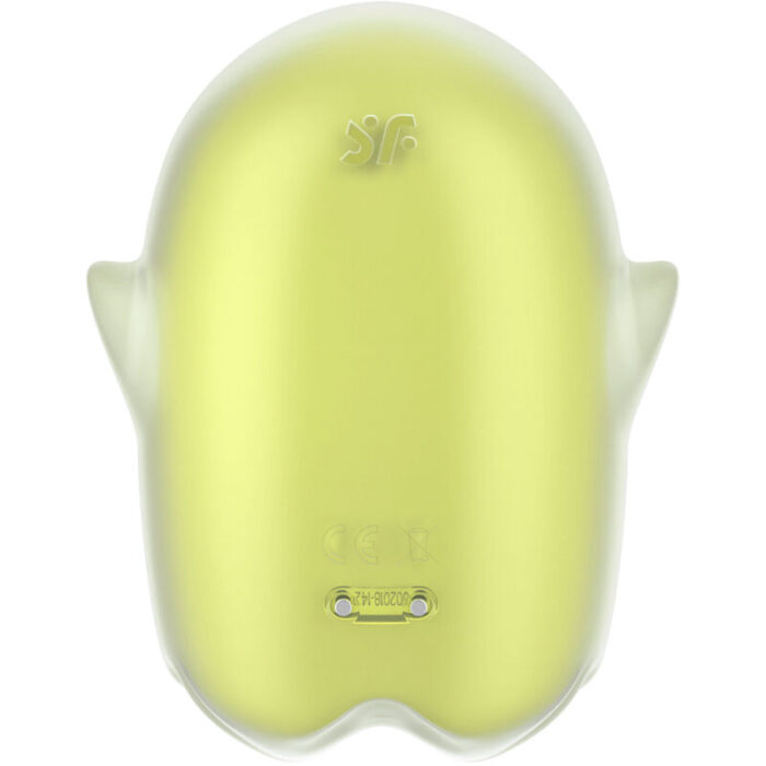 SATISFYER - GLOWING GHOST AIR PULSE & VIBRADOR AMARILLO - CandyHot - Foto 3
