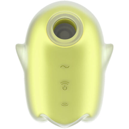 SATISFYER - GLOWING GHOST AIR PULSE & VIBRADOR AMARILLO - CandyHot - Foto 1
