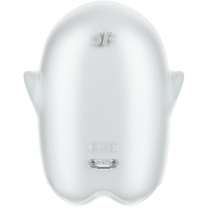 SATISFYER - GLOWING GHOST AIR PULSE & VIBRADOR BLANCO - CandyHot - Foto 3