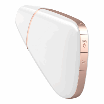 SATISFYER - LOVE TRIANGLE ESTIMULADOR Y VIBRADOR BLANCO - CandyHot - Foto 2