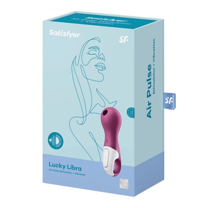 SATISFYER - LUCKY LIBRA SUCCIONADOR Y VIBRADOR - CandyHot - Foto 5