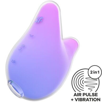 SATISFYER - MERMAID VIBES ESTIMULADOR & VIBRADOR VIOLETA Y ROSA - CandyHot - Foto 1