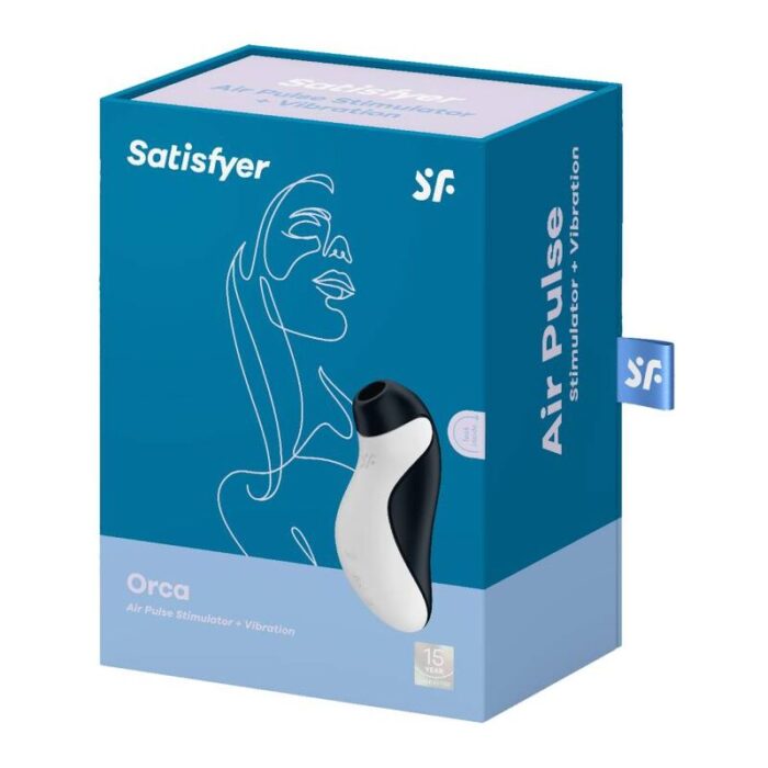 SATISFYER - ORCA AIR PULSE STIMULATOR + VIBRATION - CandyHot - Foto 6