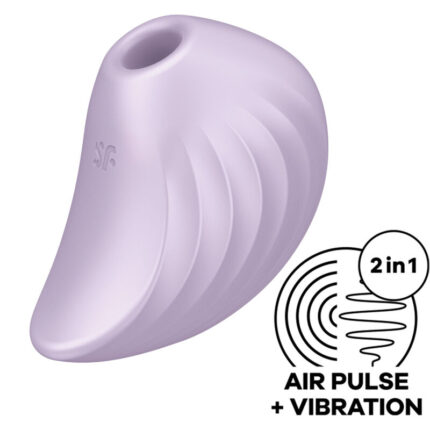 SATISFYER - PEARL DIVER ESTIMULADOR Y VIBRADOR VIOLETA - CandyHot - Foto 1