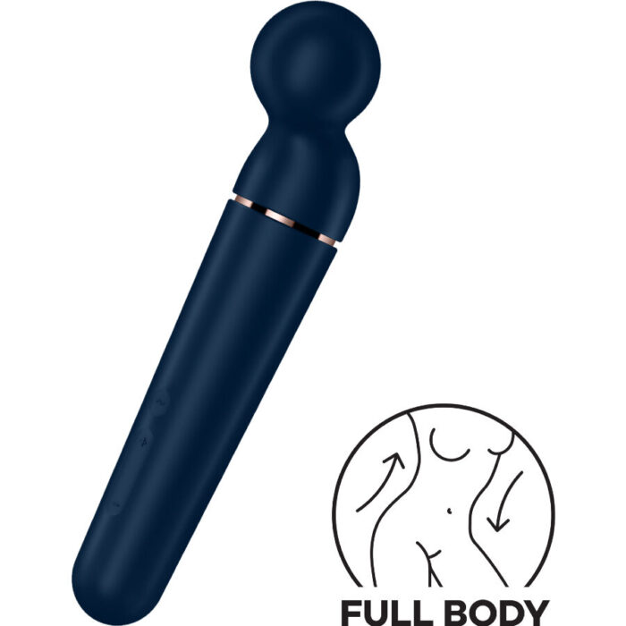 SATISFYER - PLANET WAND-ER MASAJEADOR VIBRADOR AZUL - CandyHot - Foto 5