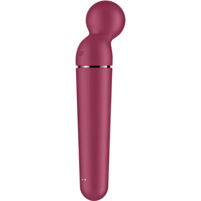 SATISFYER - PLANET WAND-ER MASAJEADOR VIBRADOR BERRY - CandyHot - Foto 3