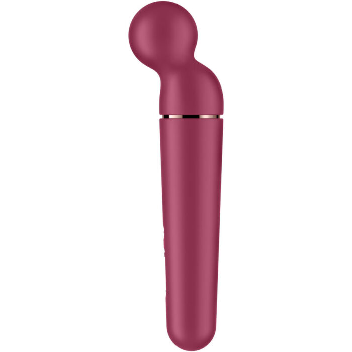 SATISFYER - PLANET WAND-ER MASAJEADOR VIBRADOR BERRY - CandyHot - Foto 4