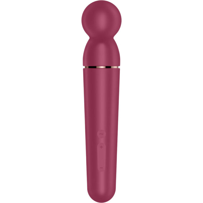 SATISFYER - PLANET WAND-ER MASAJEADOR VIBRADOR BERRY - CandyHot - Foto 1