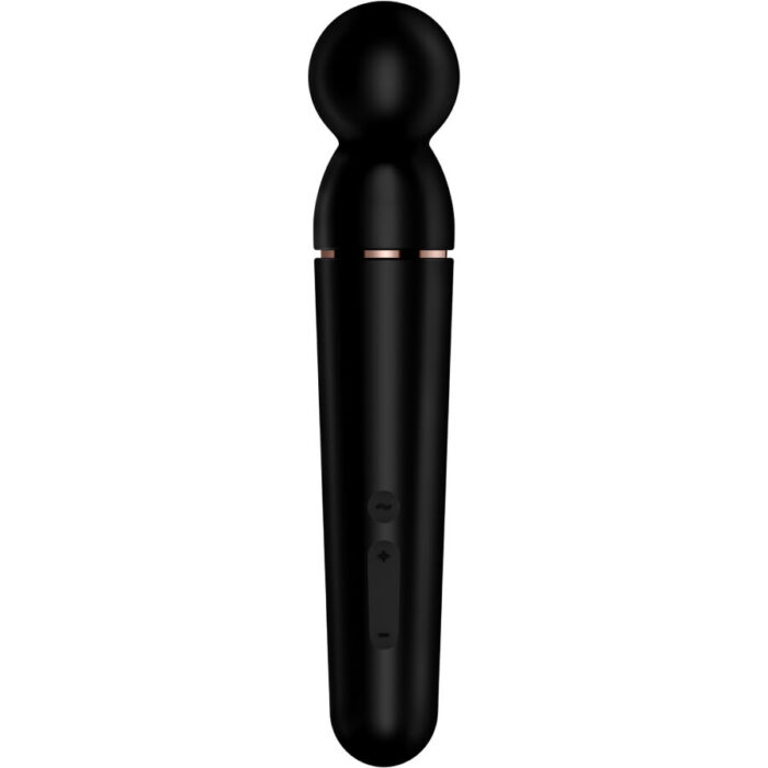SATISFYER - PLANET WAND-ER MASAJEADOR VIBRADOR NEGRO - CandyHot - Foto 1