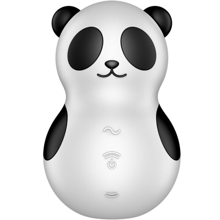 SATISFYER - POCKET PANDA ESTIMULADOR & VIBRADOR BLANCO Y NEGRO - CandyHot - Foto 2