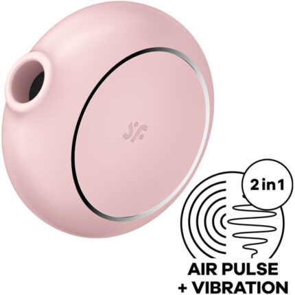 SATISFYER - PRO TO GO 3 ESTIMULADOR Y VIBRADOR DOBLE ROSA - CandyHot - Foto 1