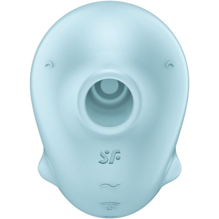 SATISFYER - SASSY SEAL ESTIMULADOR & VIBRADOR AZUL - CandyHot - Foto 4