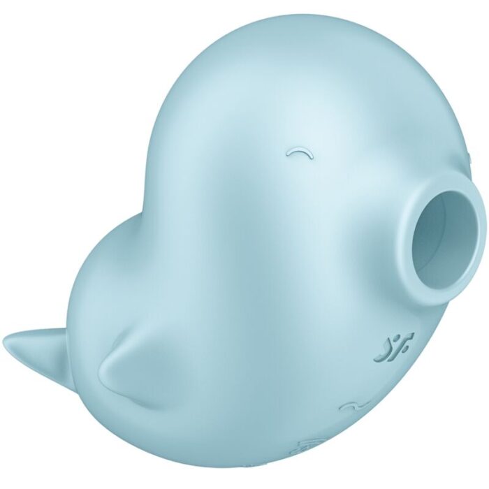 SATISFYER - SASSY SEAL ESTIMULADOR & VIBRADOR AZUL - CandyHot - Foto 5