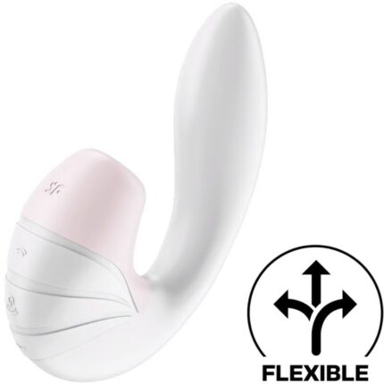 SATISFYER - SUPERNOVA ESTIMULADOR Y VIBRADOR BLANCO - CandyHot - Foto 1