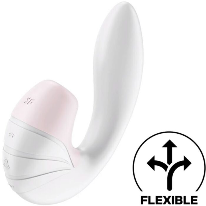 SATISFYER - SUPERNOVA ESTIMULADOR Y VIBRADOR BLANCO - CandyHot - Foto 1