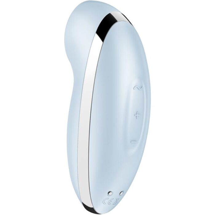 SATISFYER - TAP & CLIMAX 2 VIBRADOR & ESTIMULADOR AZUL - CandyHot - Foto 4
