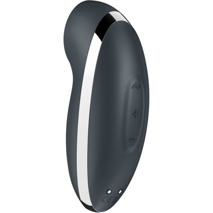 SATISFYER - TAP & CLIMAX 2 VIBRADOR & ESTIMULADOR GRIS - CandyHot - Foto 3
