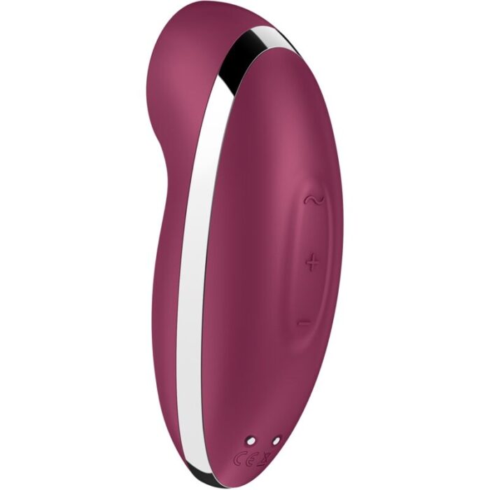 SATISFYER - TAP & CLIMAX 2 VIBRADOR & ESTIMULADOR ROJO - CandyHot - Foto 4