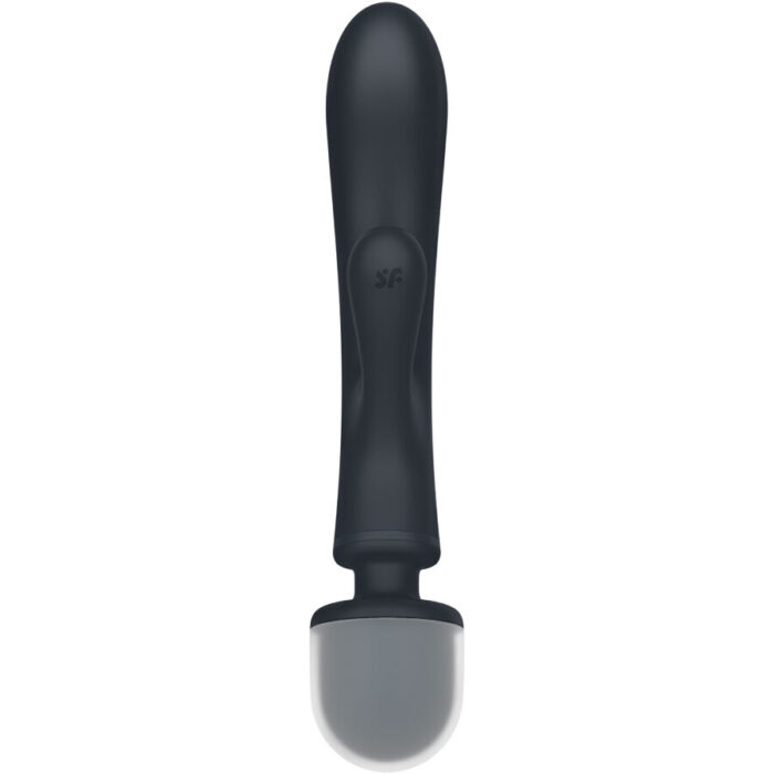 SATISFYER - TRIPLE LOVER MASAJEADOR VIBRADOR RABBIT GRIS - CandyHot - Foto 4