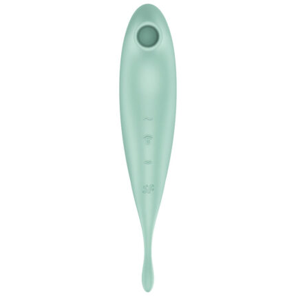 SATISFYER - TWIRLING PRO+ ESTIMULADOR Y VIBRADOR APP VERDE - CandyHot - Foto 2