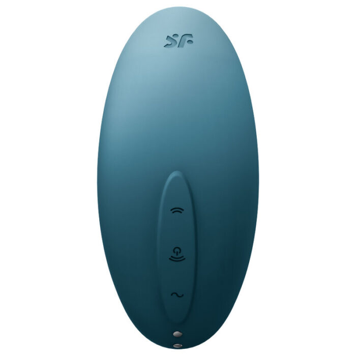 SATISFYER - VULVA LOVER 2 ESTIMULADOR Y VIBRADOR AZUL - CandyHot - Foto 3