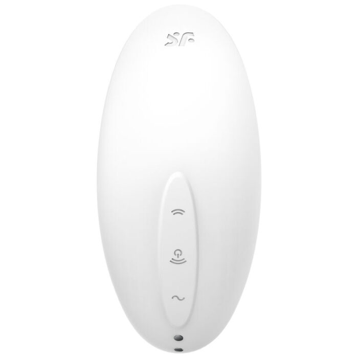 SATISFYER - VULVA LOVER 2 ESTIMULADOR Y VIBRADOR BLANCO - CandyHot - Foto 3